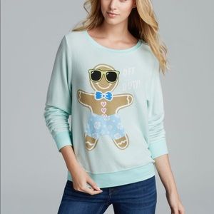 WILDFOX Gingerbread Man Oversized Sweatshirt